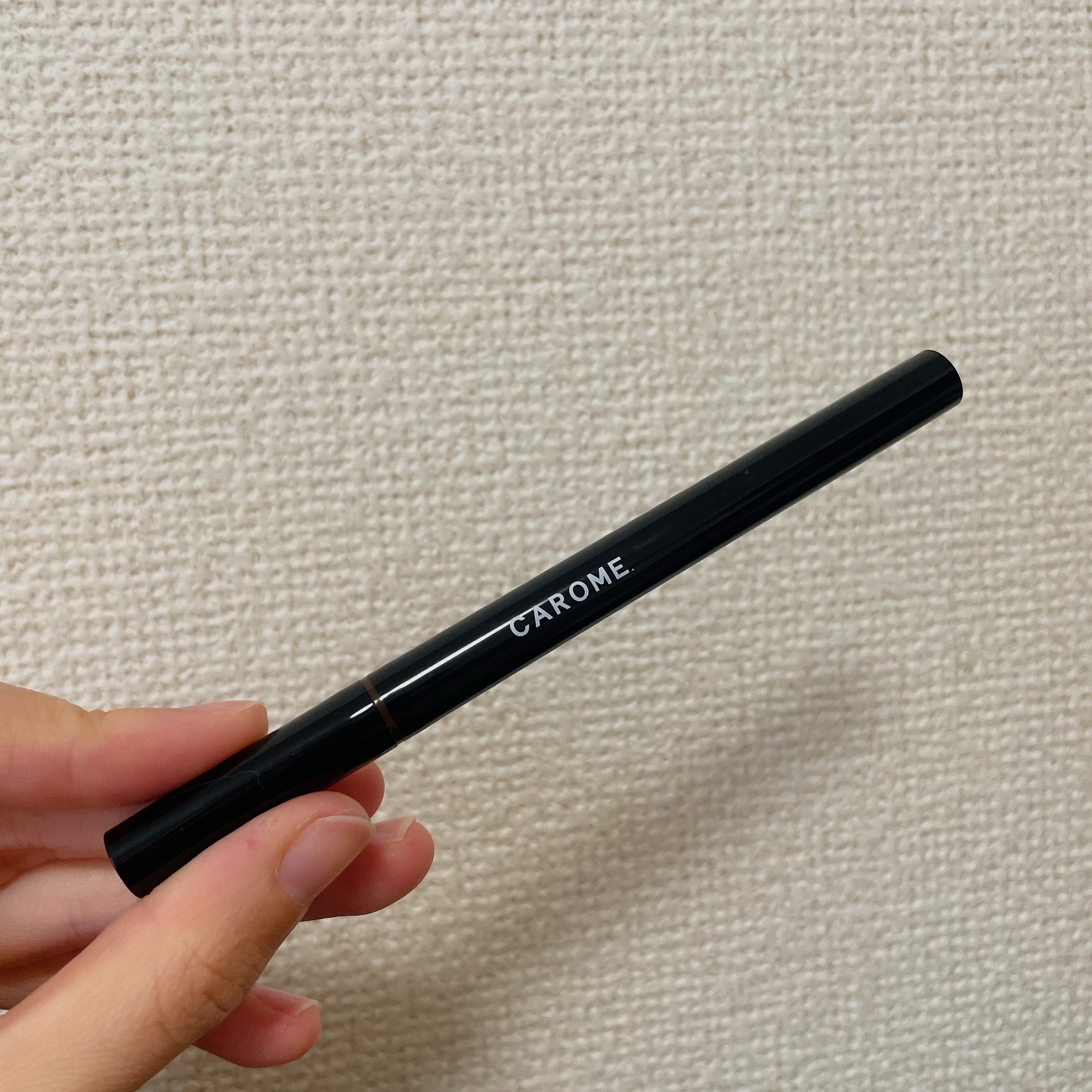 CAROME. リキッドアイライナーのクチコミ「♡CAROME. リキッドアイライナー ブラウンブラック

眉墨に引き続き、海に行くのでとにか.....」（1枚目）