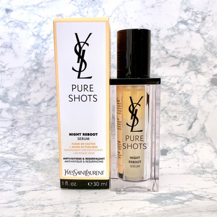 ピュアショット ナイト リチャージセラム/YVES SAINT LAURENT BEAUTE/美容液を使ったクチコミ(1枚目)