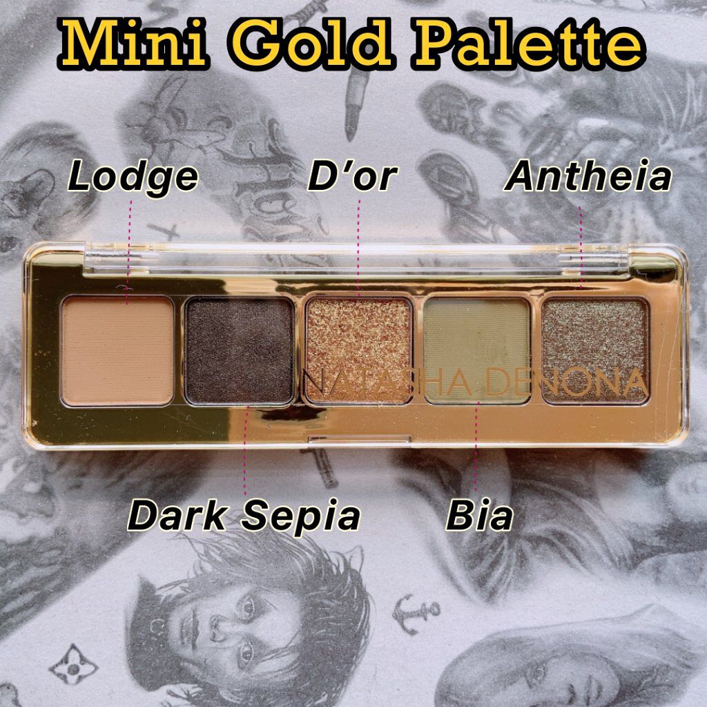  ミニゴールドパレット/Natasha Denona/アイシャドウパレットを使ったクチコミ（1枚目）