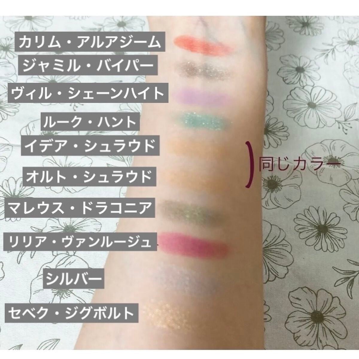 1番コフレ ディズニー ツイステッドワンダーランド/BANDAI SPIRITS/単色アイシャドウを使ったクチコミ(10枚目)