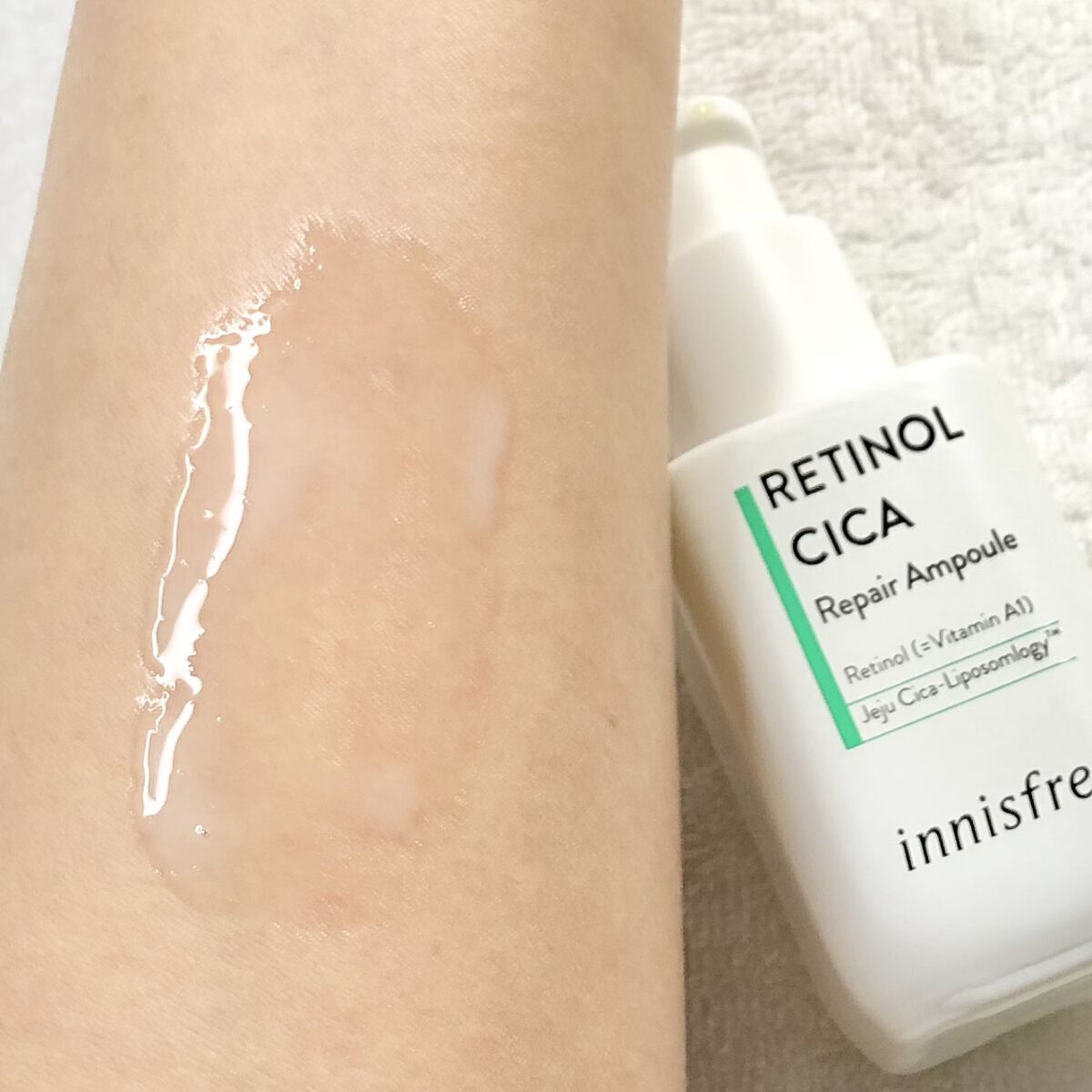 レチノール　シカ　リペア　セラム/innisfree/美容液を使ったクチコミ（3枚目）