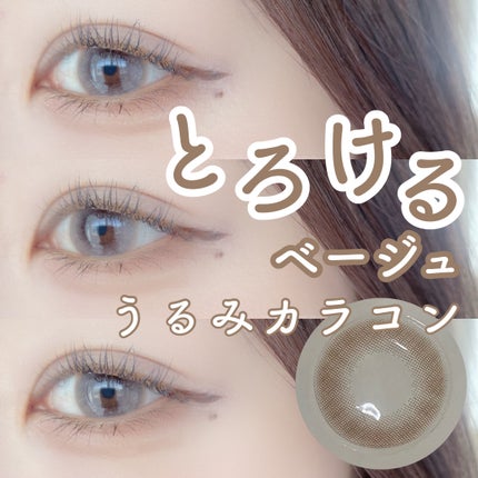 envie 1day パルファムベージュ/envie/ワンデー(1DAY)カラコンの画像