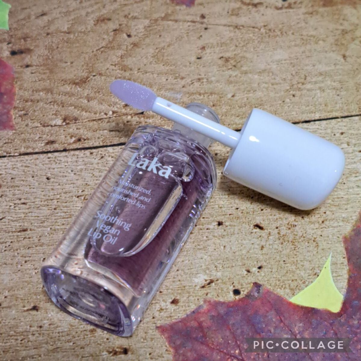 スージングヴィーガンリップオイル/Laka/リップオイルを使ったクチコミ(2枚目)