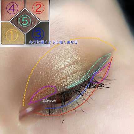 カラーヴェールステートメントブラシ SS/THREE/メイクブラシを使ったクチコミ(4枚目)