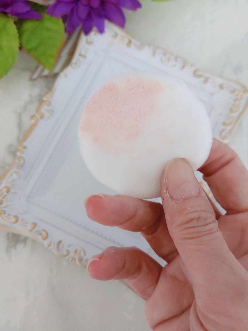 オーガニックフェイスパウダーUV/アクア・アクア/ルースパウダーを使ったクチコミ(2枚目)