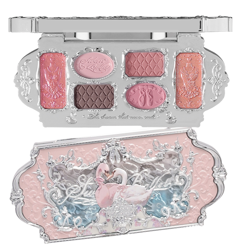 フラワーノーズスワンバレエシリーズ アイシャドウパレット 03 ピンクスワン