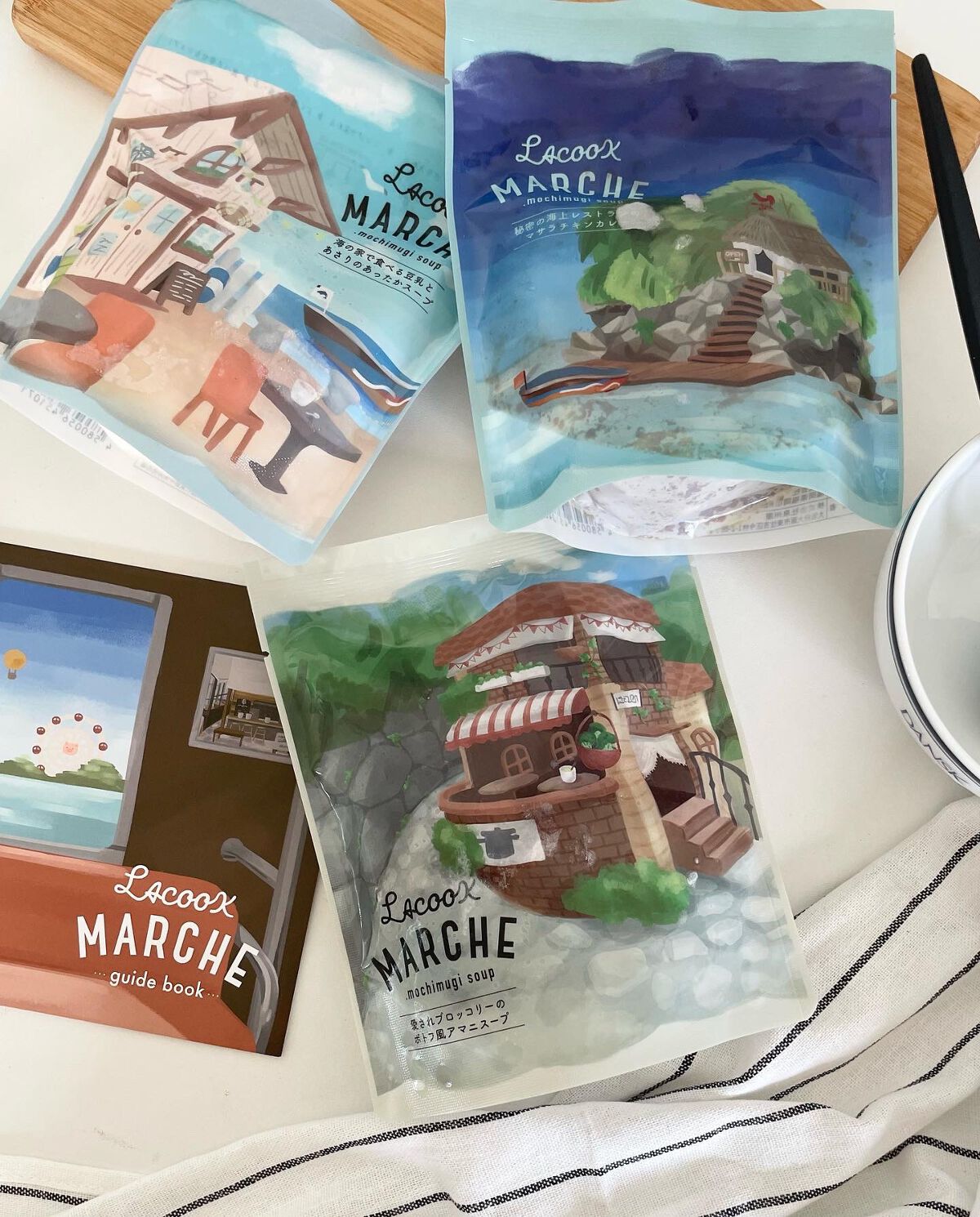 もち麦スープ/ラコックマルシェ/低糖質食品を使ったクチコミ(4枚目)