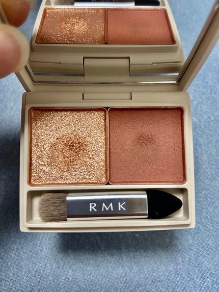 スプリングブレイズ デュオアイシャドウ/RMK/アイシャドウパレットを使ったクチコミ(2枚目)