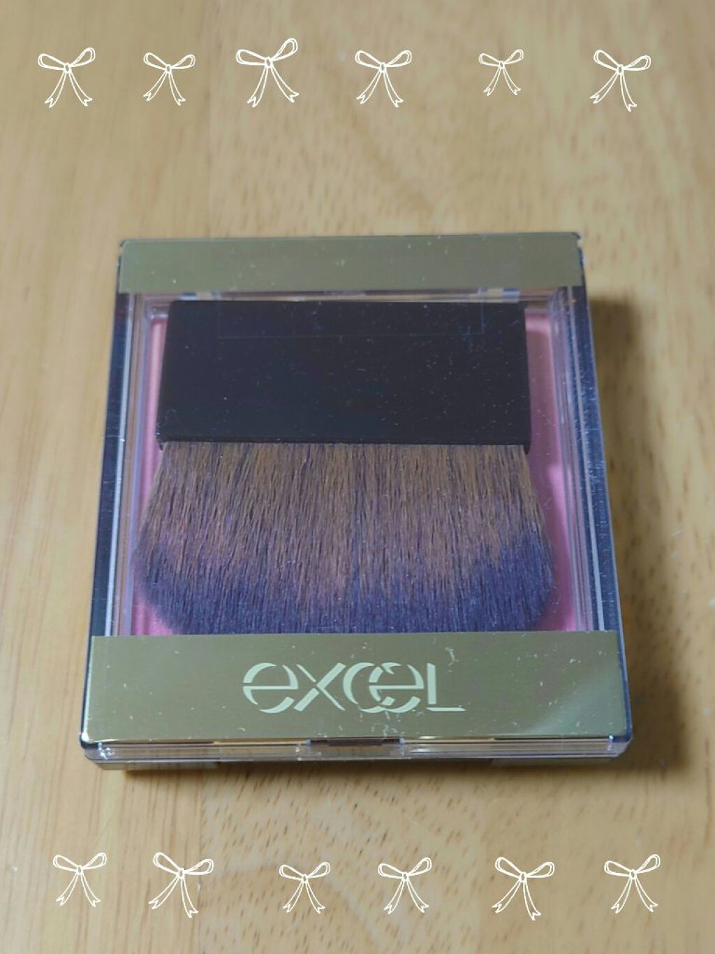 オーラティック ブラッシュ AB01 ピーチ＆ピーチ/excel/パウダーチークを使ったクチコミ（1枚目）