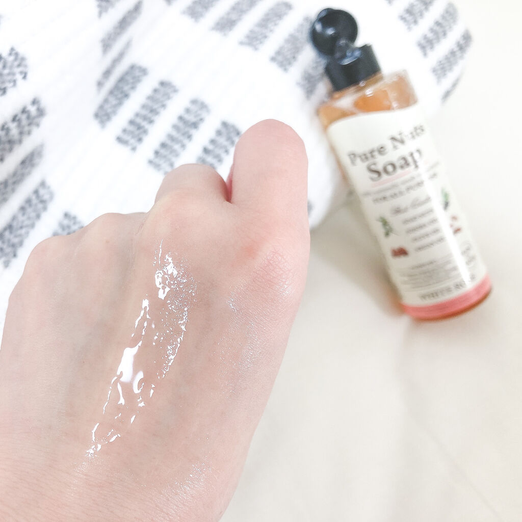 ピュアナッツソープ ホワイトローズの香り/ナチュラセラ/洗顔フォームを使ったクチコミ（2枚目）