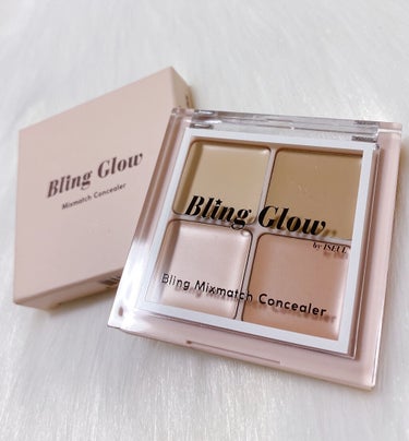 BLING GLOW ミックスマッチコンシーラーのクチコミ「Bling Glowのコンシーラーパレットは一人一つ持ってて損はないアイテムだと思う。



.....」（1枚目）