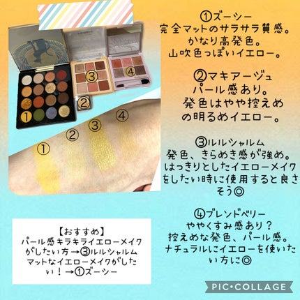 大英博物館 エジプトシリーズ アイシャドウパレット/ZEESEA/アイシャドウパレットを使ったクチコミ(2枚目)