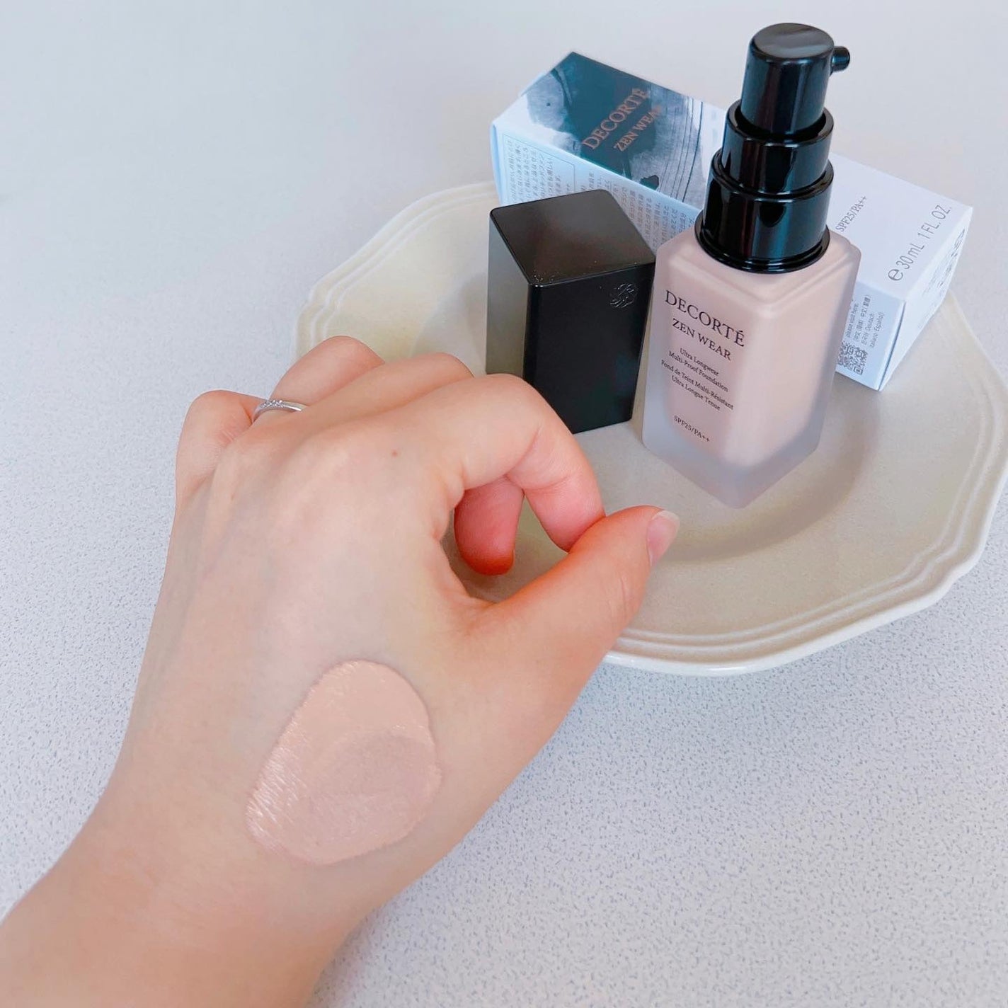 ゼン ウェア フルイド/DECORTÉ/リキッドファンデーションを使ったクチコミ(3枚目)