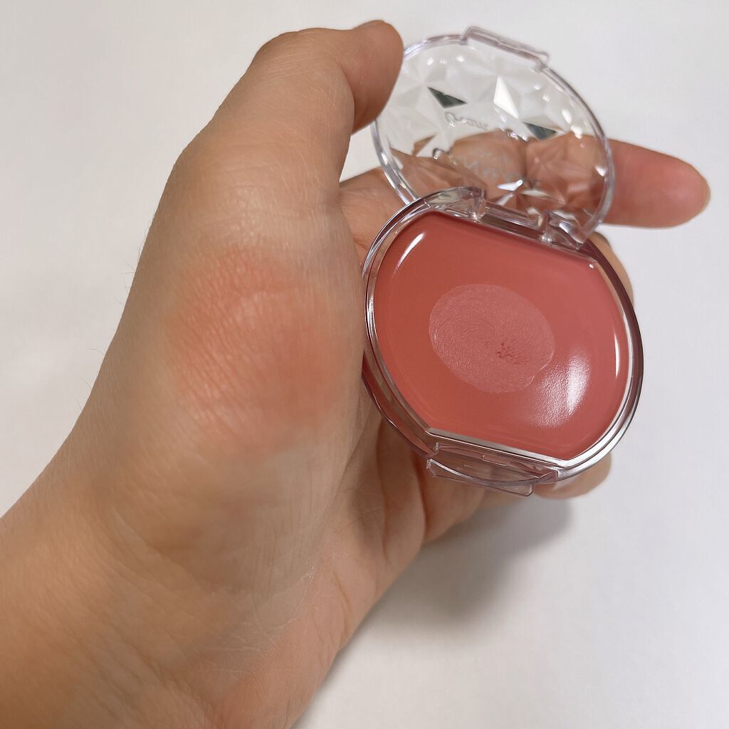 たぴおか on LIPS 「┈┈┈┈┈┈┈┈┈┈CANMAKEクリームチーク21タンジェリ..」(1枚目)