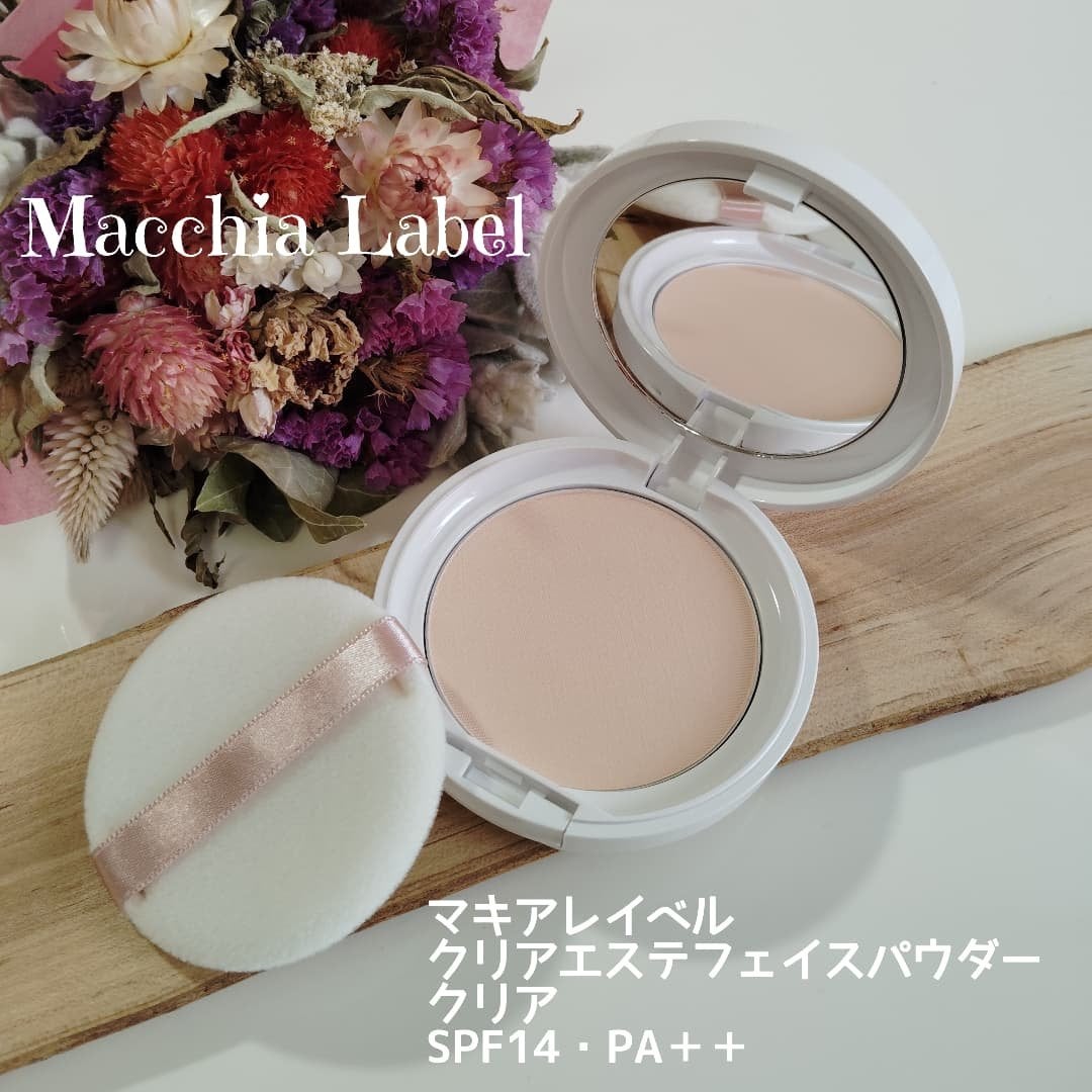 クリアエステフェイスパウダー(クリア)/Macchia Label/プレストパウダーを使ったクチコミ(1枚目)
