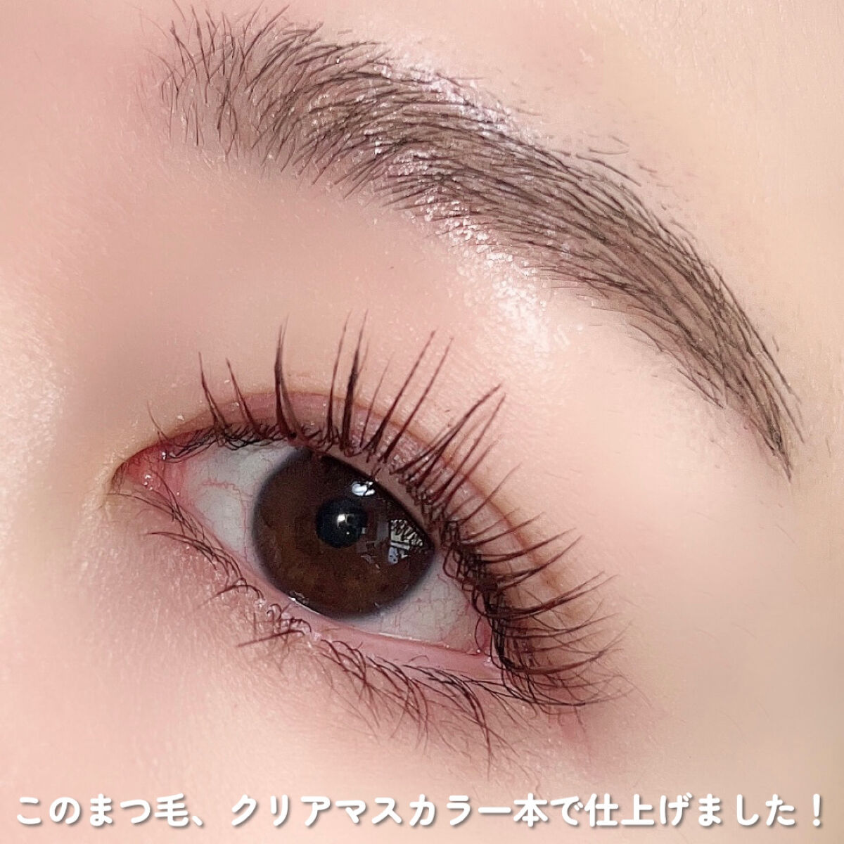 ラッシュフォーマーEX(クリア) BR-1 透明感ブラウン/KATE/マスカラを使ったクチコミ（2枚目）