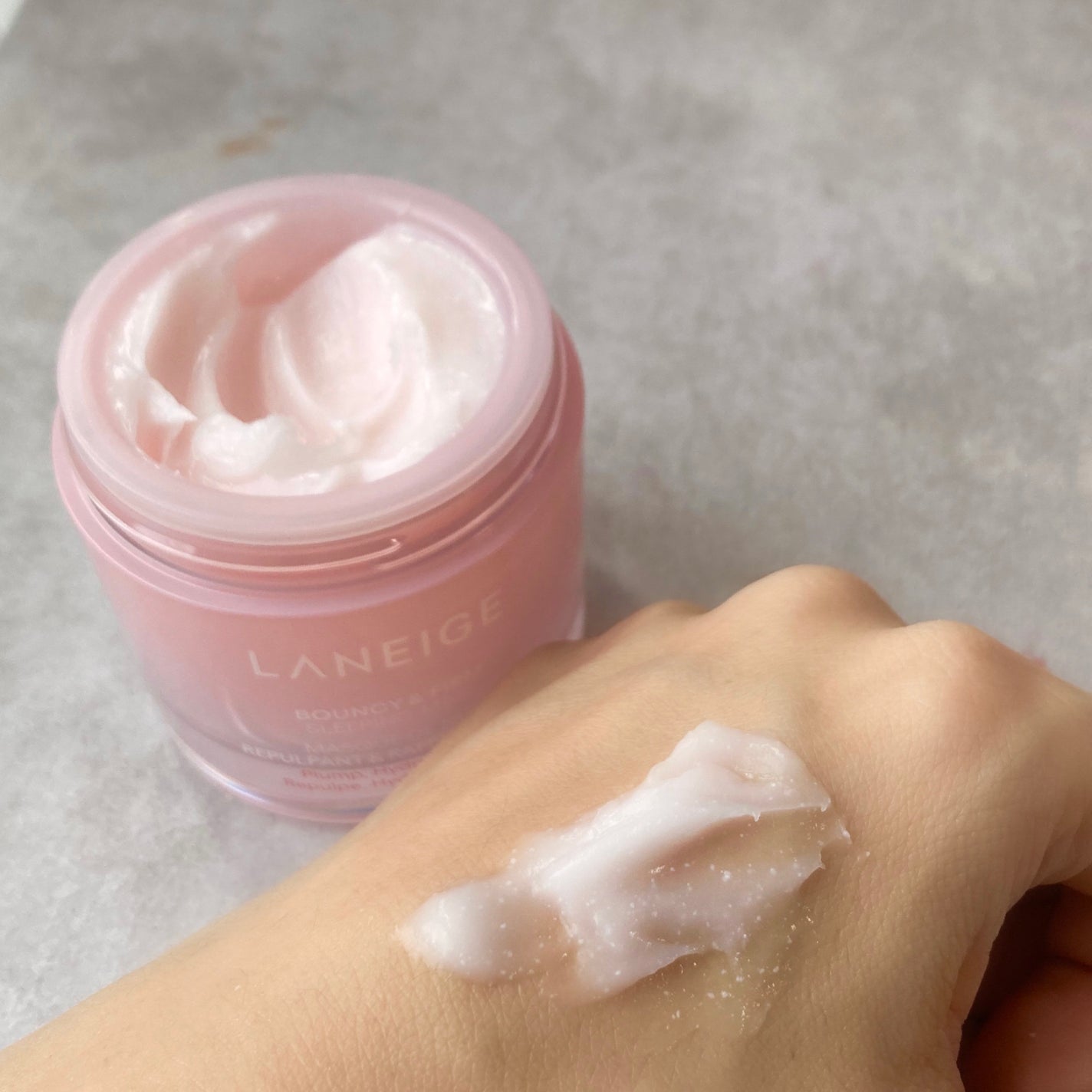 バウンシースリーピングマスク/LANEIGE/フェイスクリームを使ったクチコミ(3枚目)