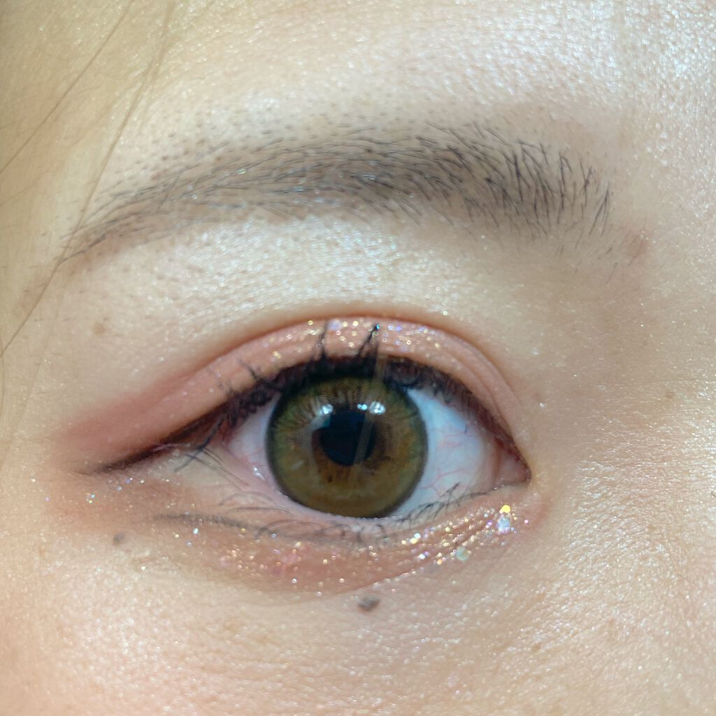 Flurry by colors 1day ライトカーキブラウン(褒められパンダ) /Flurry by colors/ワンデー（１DAY）カラコンを使ったクチコミ（3枚目）