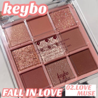 KEYBO FALL IN LOVE SHADOW PALETTE/keybo/アイシャドウパレットを使ったクチコミ（1枚目）