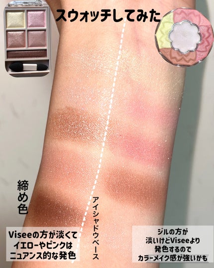 パノラマデザイン アイパレット/Visée/アイシャドウパレットを使ったクチコミ(4枚目)