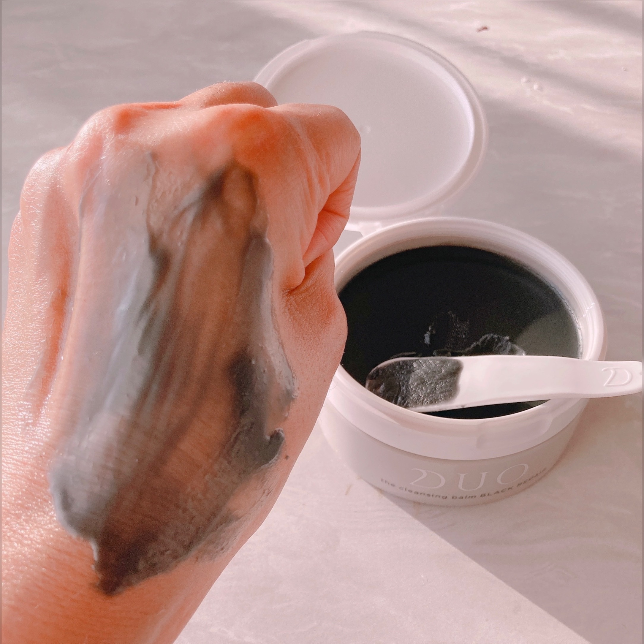 デュオ ザ クレンジングバーム ブラックリペア /DUO/クレンジングバームを使ったクチコミ（3枚目）