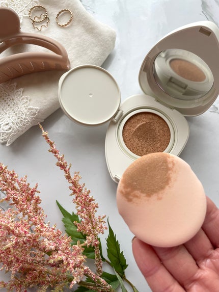 トワタッチ ハートクッション マットカバー/troistouch/クッションファンデーションを使ったクチコミ(3枚目)