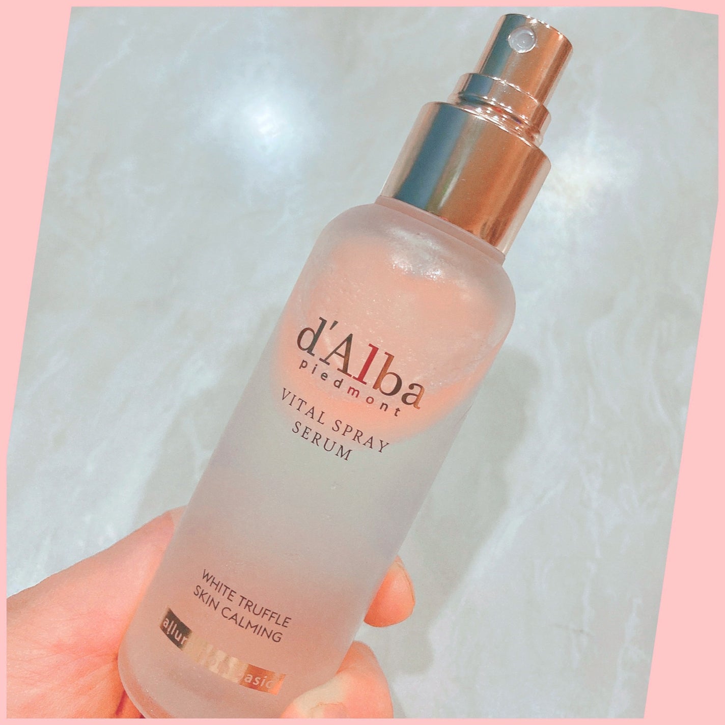 ダルバ ホワイトトリュフバイタルスプレーセラム/ダルバ/ミスト状化粧水を使ったクチコミ(1枚目)