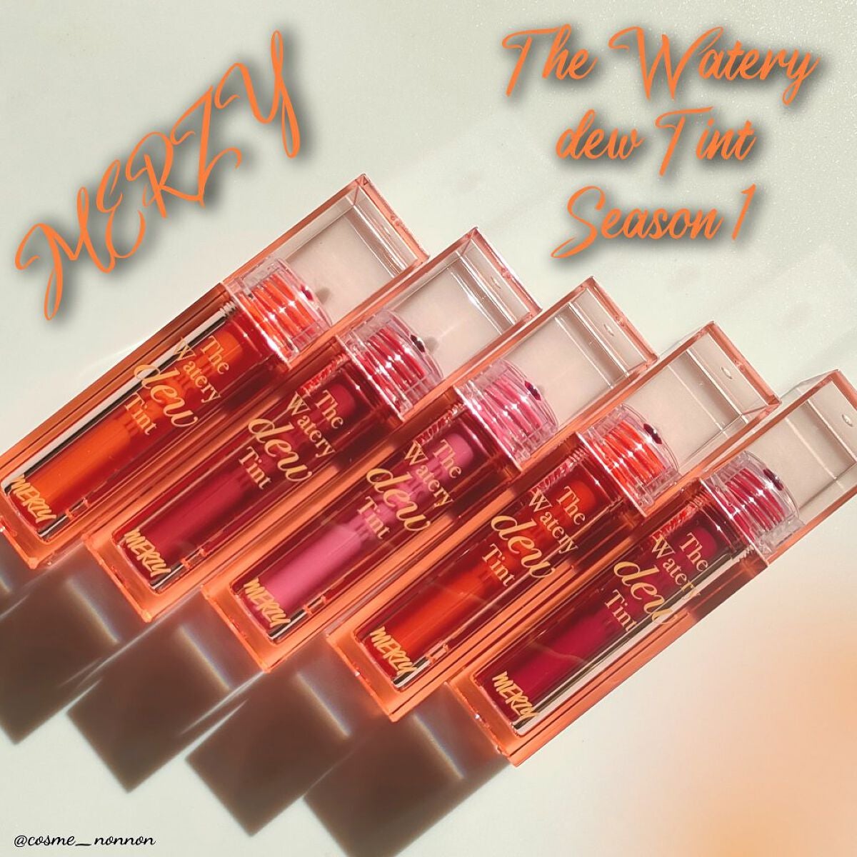 ザ ウォータリーデューティント/MERZY/リップティントを使ったクチコミ(1枚目)