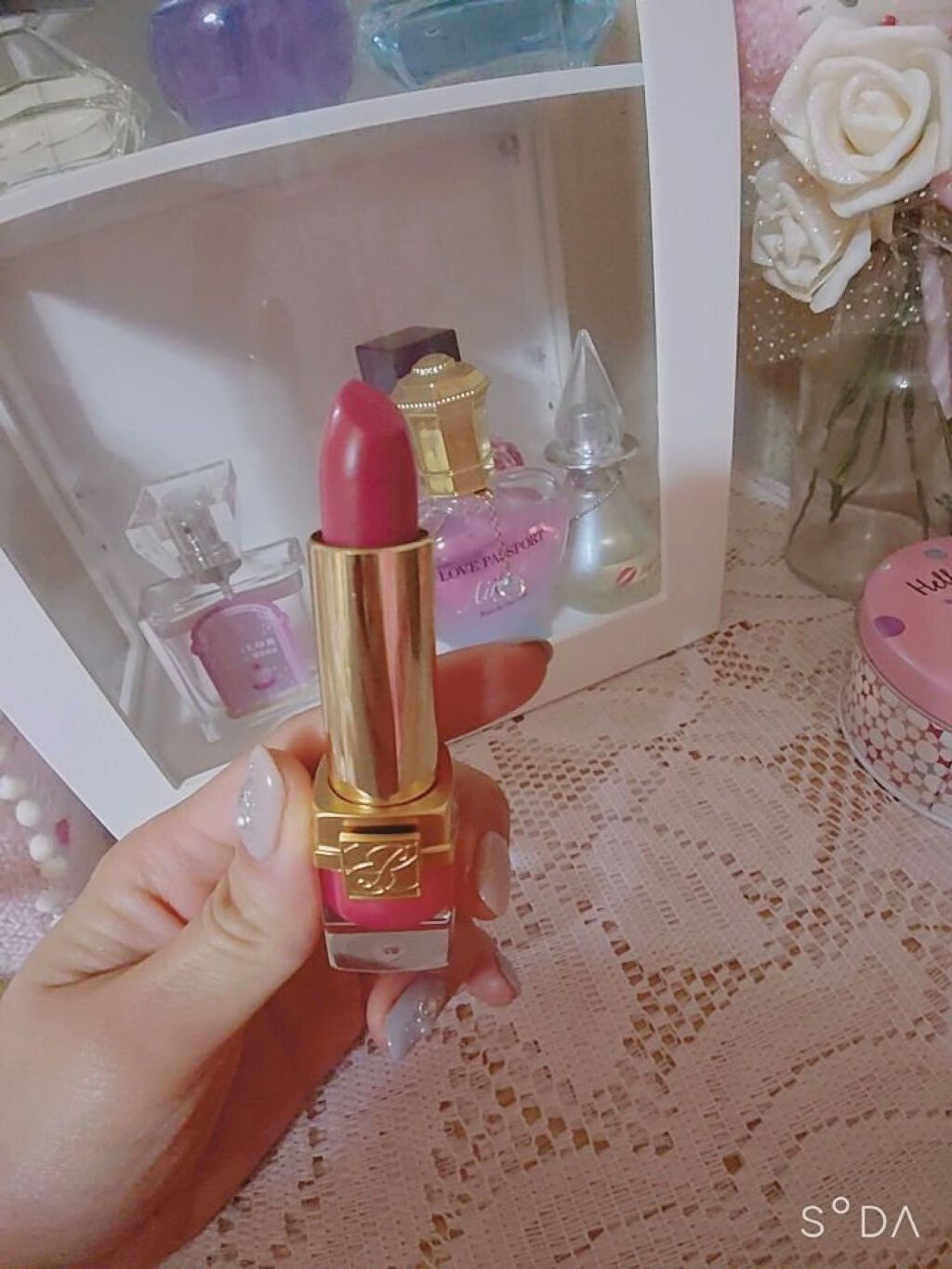 ピュア カラー クリスタル シアー リップスティック/ESTEE LAUDER/口紅を使ったクチコミ(2枚目)