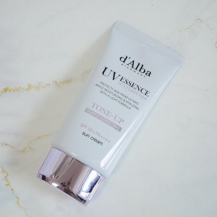 ダルバ ウォータフル トーンアップ サンクリーム(パープル)/ダルバ/日焼け止めクリームを使ったクチコミ(1枚目)