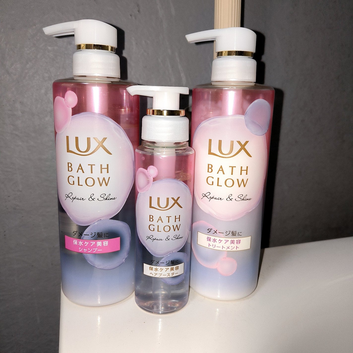 ラックス バスグロウ リペア&シャイン ヘアブースター/LUX/洗い流すヘアトリートメントを使ったクチコミ(4枚目)