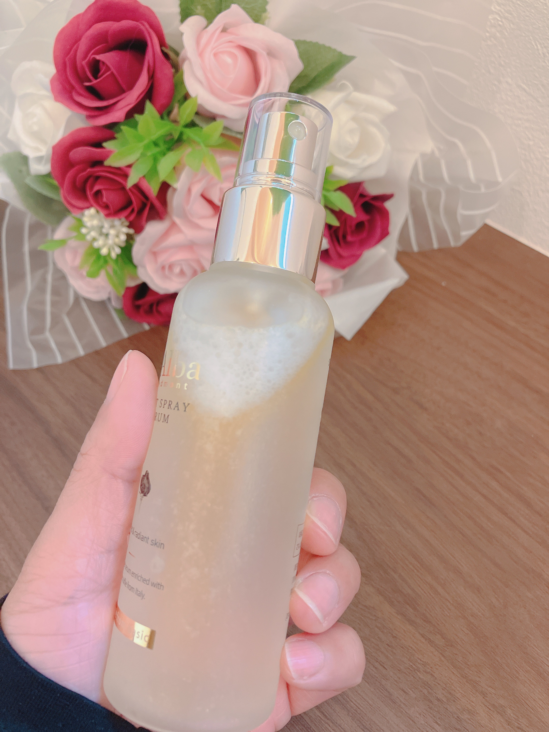 ダルバ ホワイトトリュフファーストスプレーセラム/ダルバ/ミスト状化粧水を使ったクチコミ（3枚目）