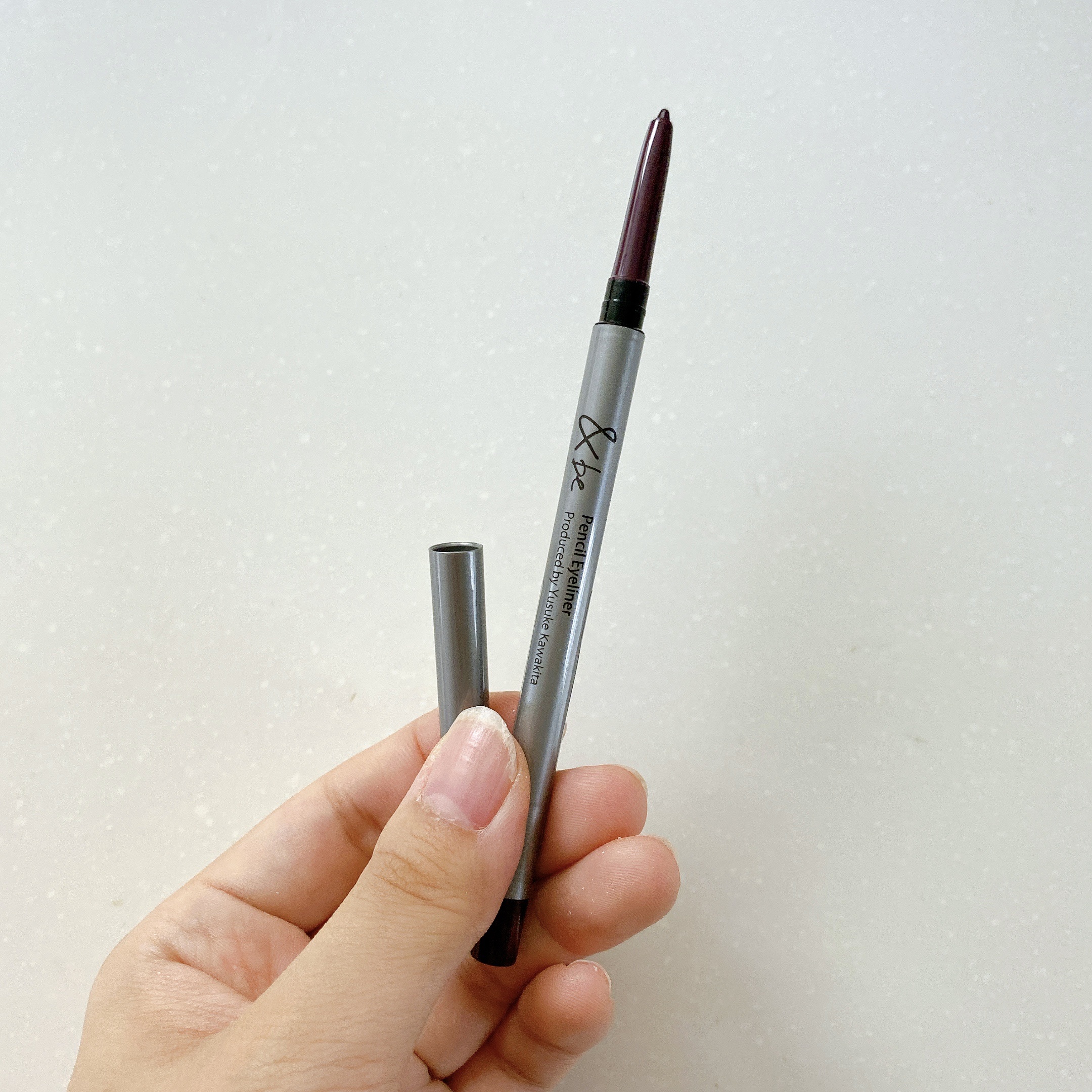 ペンシルアイライナー ボルドー/＆be/ペンシルアイライナーを使ったクチコミ（1枚目）