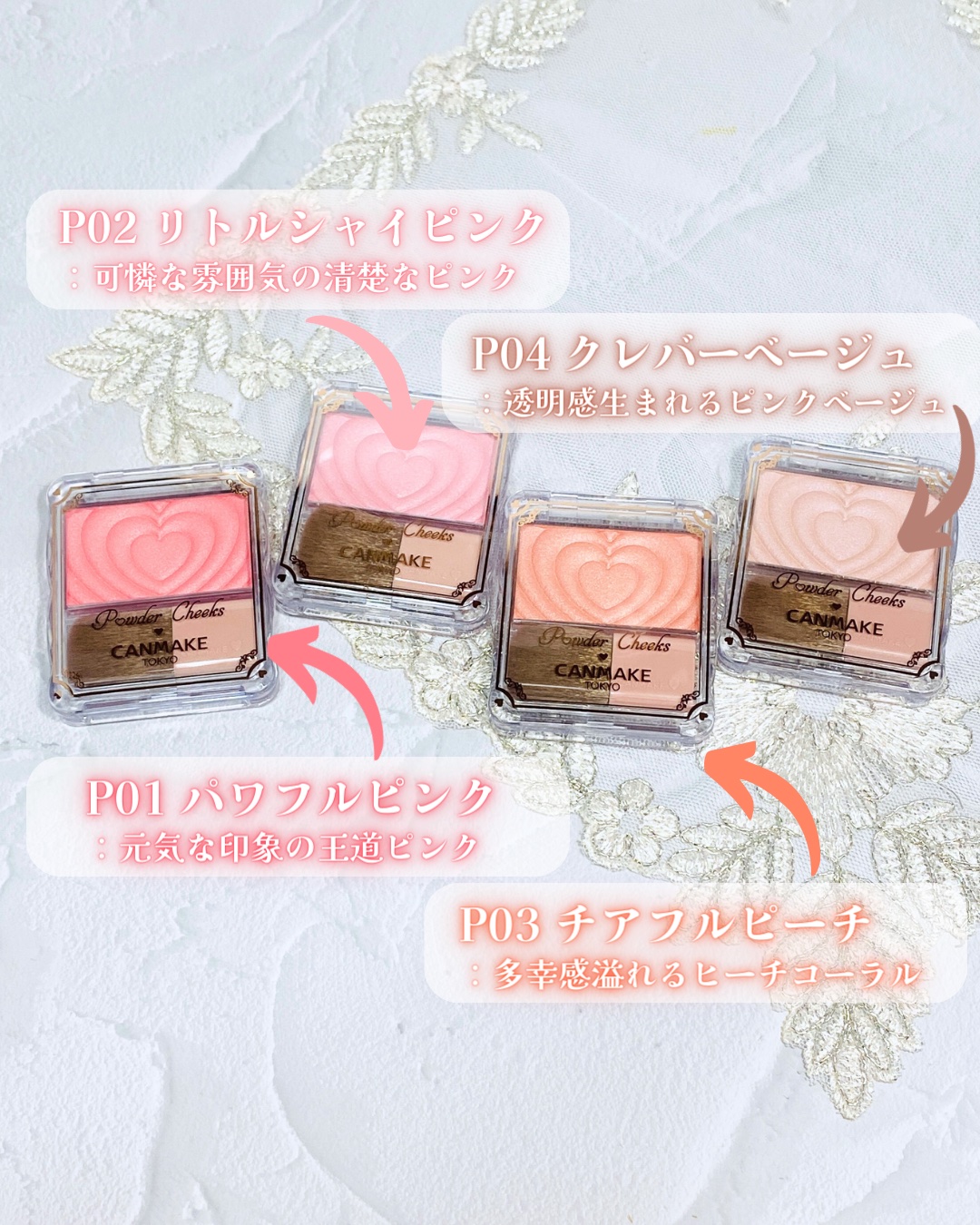 パウダーチークス/キャンメイク/パウダーチークを使ったクチコミ（2枚目）