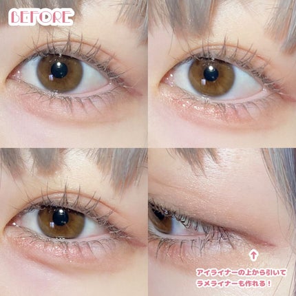 カラーミーツ アイライナー/リリーフルール/リキッドアイライナーを使ったクチコミ(4枚目)