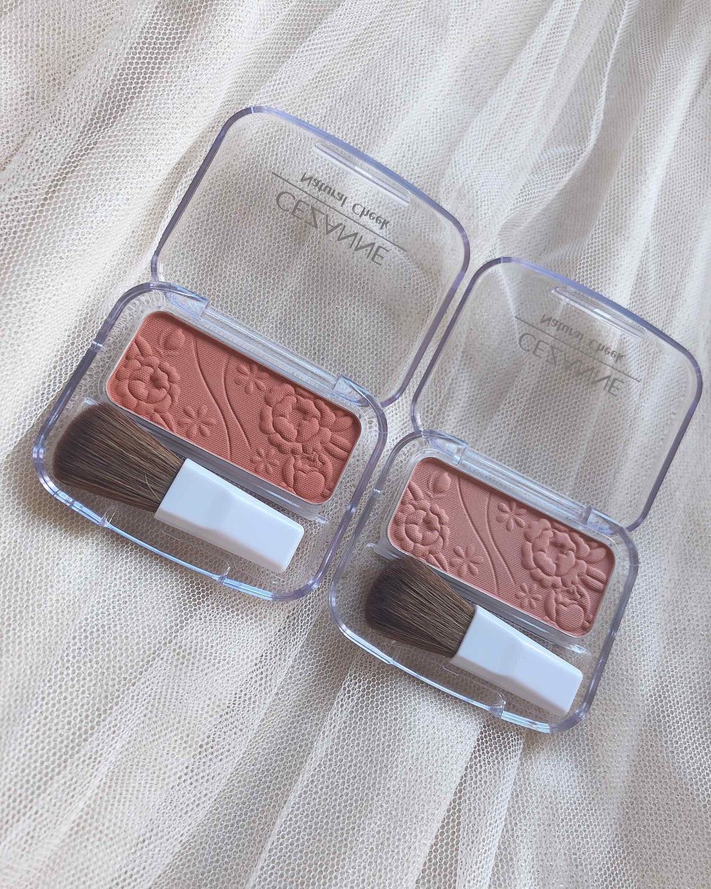 ナチュラル チークN/CEZANNE/パウダーチークを使ったクチコミ(3枚目)