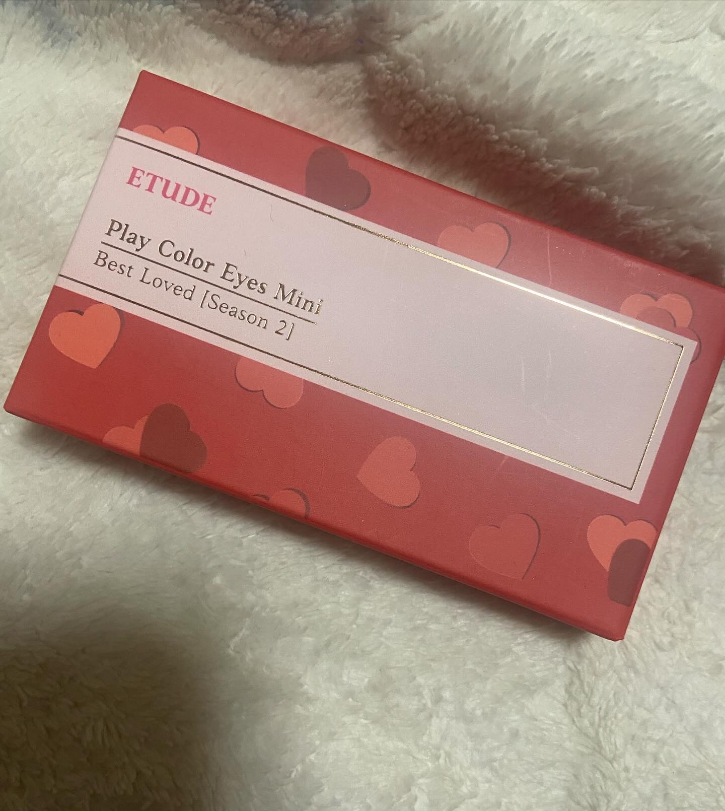 プレイカラーアイズミニ　ベストラブ ベストラブ/ETUDE/アイシャドウパレットを使ったクチコミ（1枚目）