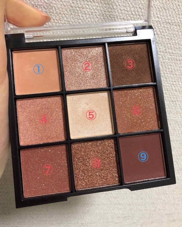 UR GLAM　BLOOMING EYE COLOR PALETTE/U R GLAM/アイシャドウパレットを使ったクチコミ（2枚目）