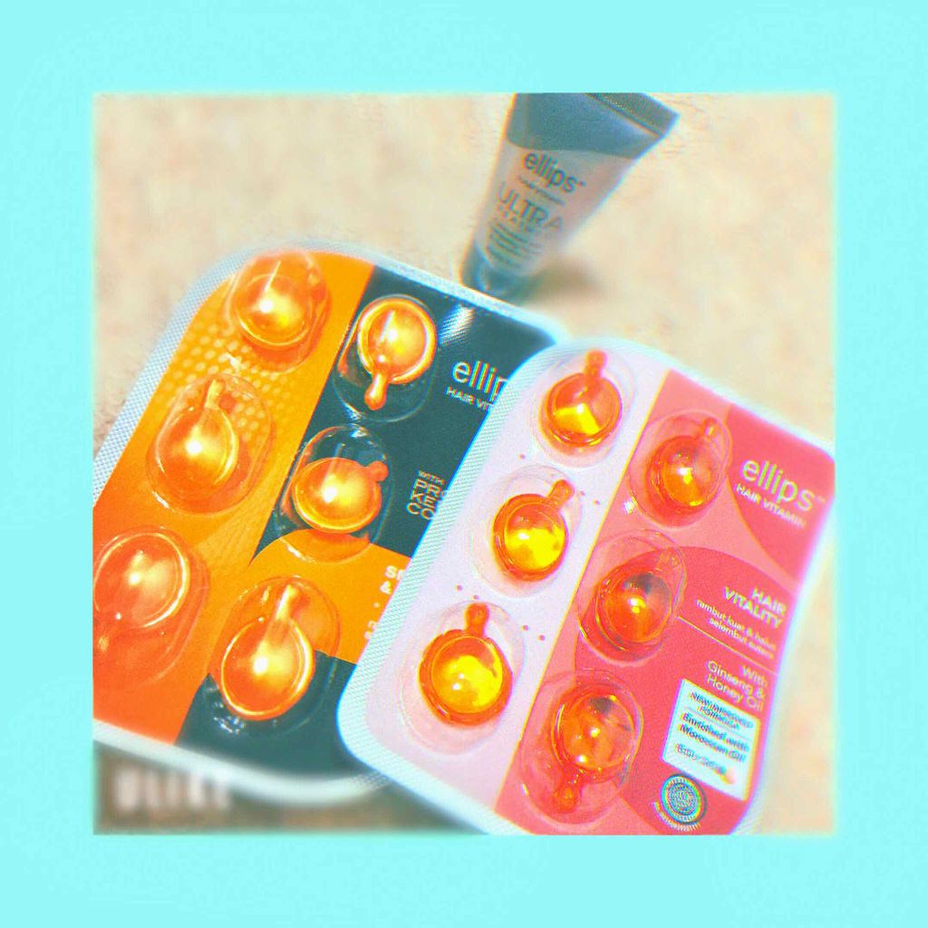 ヘアーオイル【シャイニーブラック】/ellips/ヘアオイルを使ったクチコミ(1枚目)