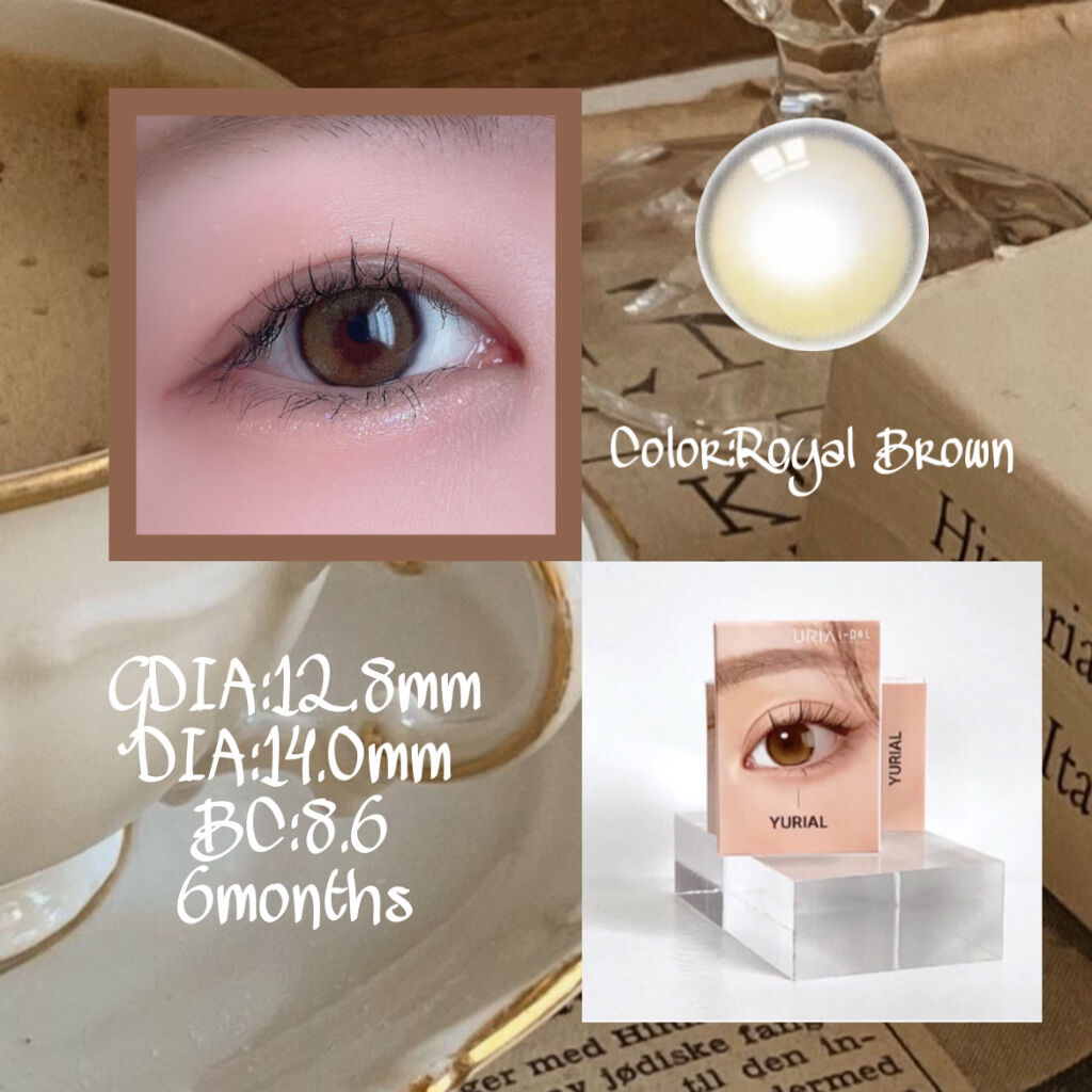 YURIAL Monthly/i-DOL/カラーコンタクトレンズを使ったクチコミ（2枚目）
