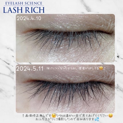 ラッシュリッチアイラッシュセラム/ロート製薬/まつげ美容液を使ったクチコミ(4枚目)
