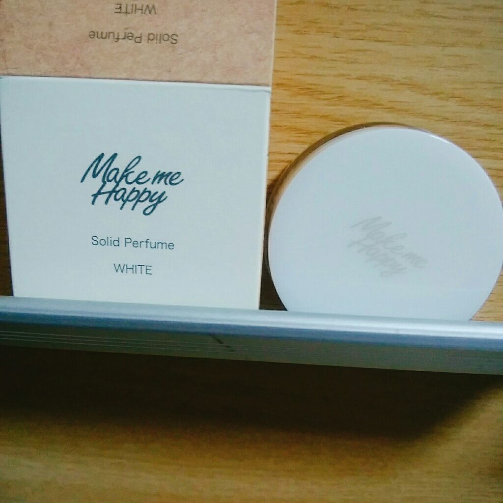 メイクミーハッピー ソリッドパフューム WHITE/キャンメイク/練り香水を使ったクチコミ(1枚目)