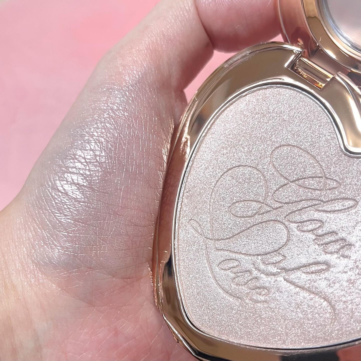 グロウオブラブハイライター/Peony/パウダーハイライトを使ったクチコミ(5枚目)