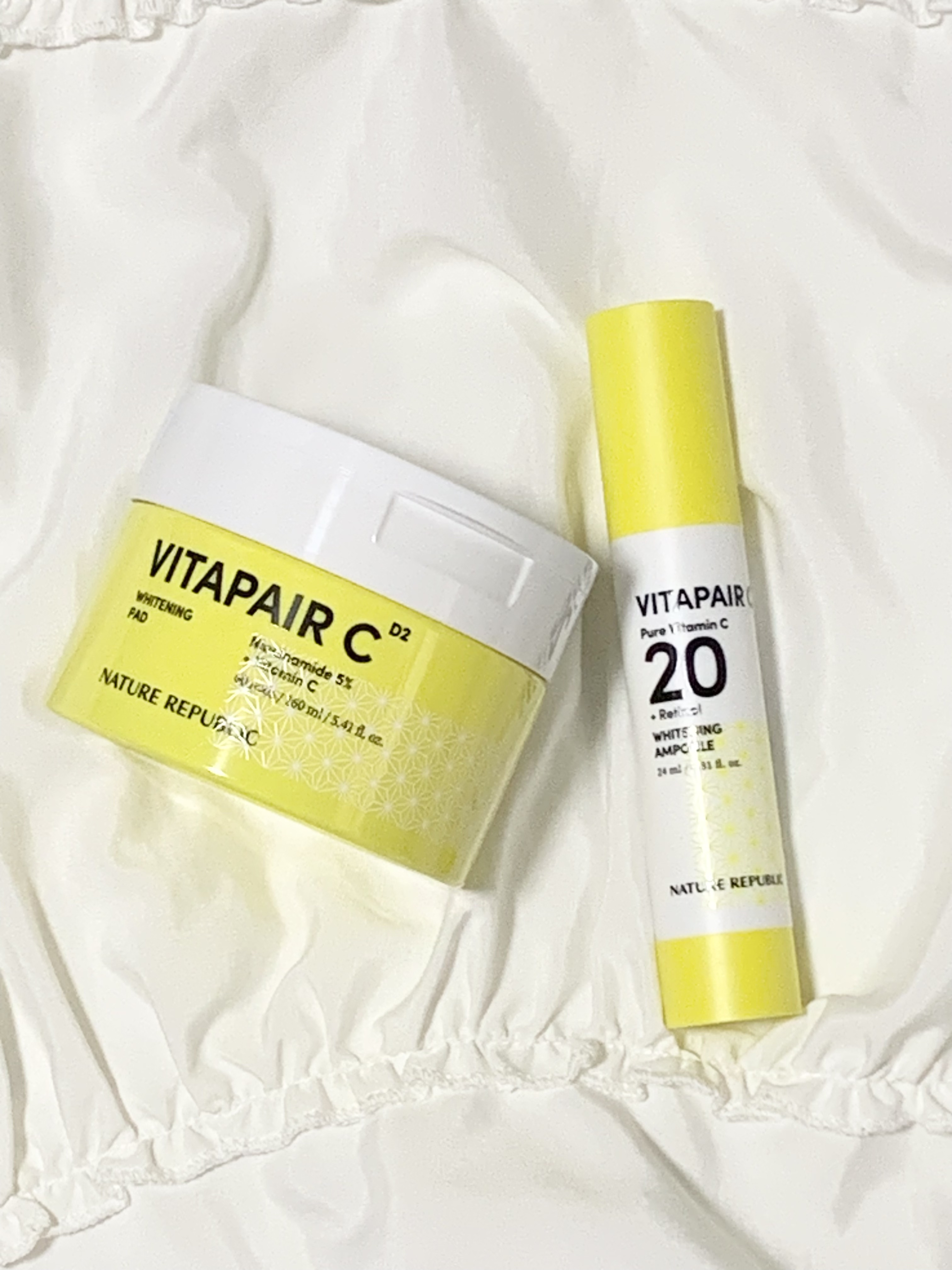 ビタペアC 美容液パッド/ネイチャーリパブリック/トナーパッドを使ったクチコミ（1枚目）