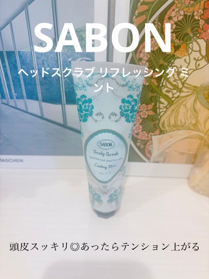 ヘッドスクラブ リフレッシング(ミント)/SABON/ヘッドスクラブを使ったクチコミ(1枚目)
