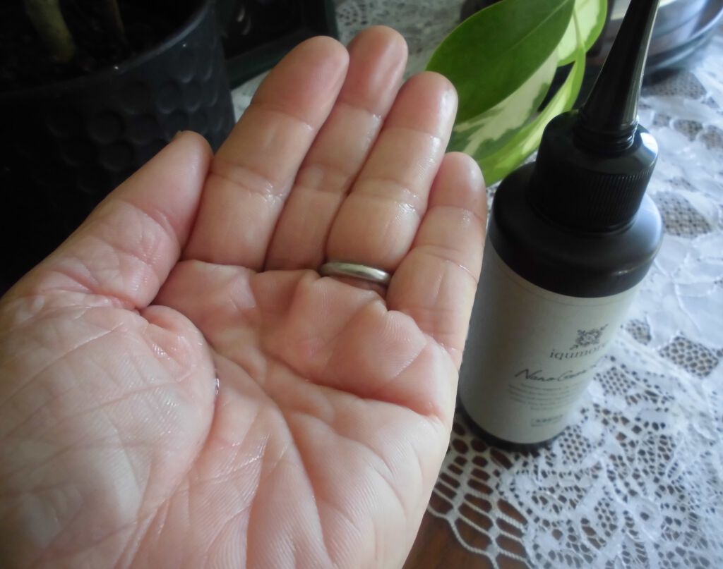 ハーバルヘアケアジェル/iqumore/アウトバストリートメントを使ったクチコミ（1枚目）