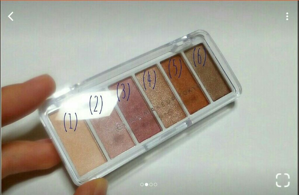 AC カラーアイパレット/AC MAKEUP/アイシャドウパレットを使ったクチコミ(3枚目)