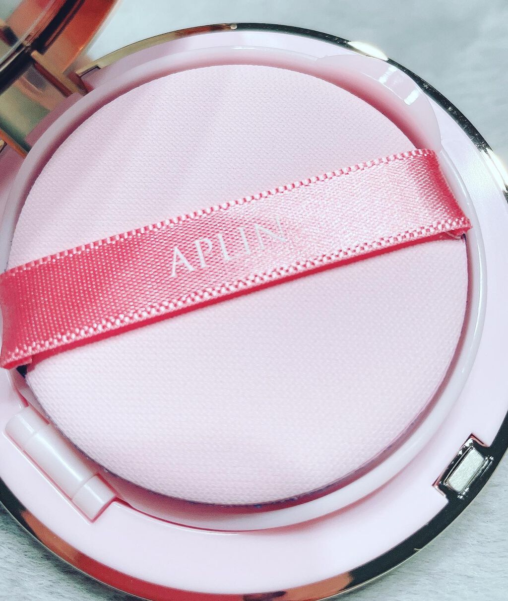 ピンクティーツリーカバークッション/APLIN/クッションファンデーションを使ったクチコミ(2枚目)