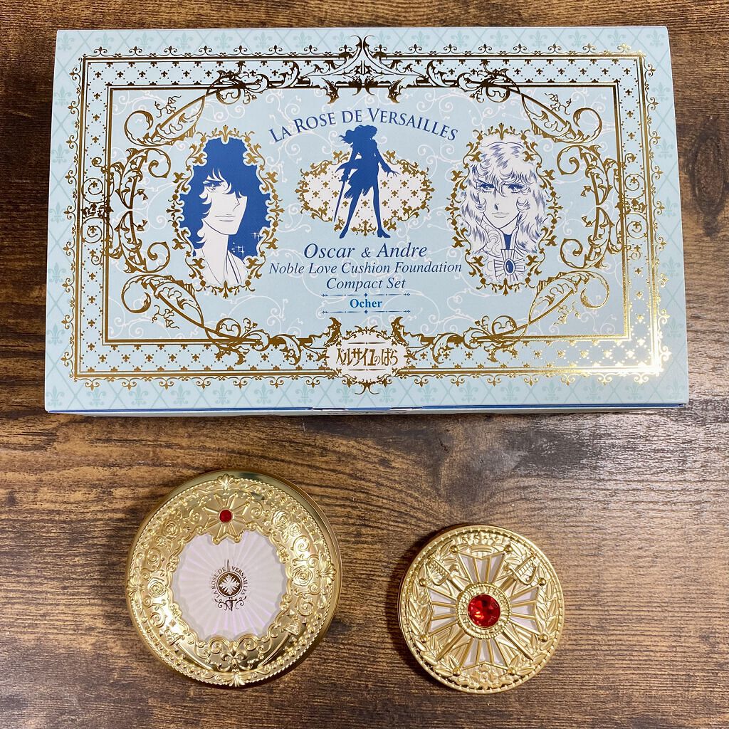 オスカル&アンドレ気高き愛 クッションファンデーションコンパクト/プレミアムバンダイ/クッションファンデーションを使ったクチコミ（3枚目）