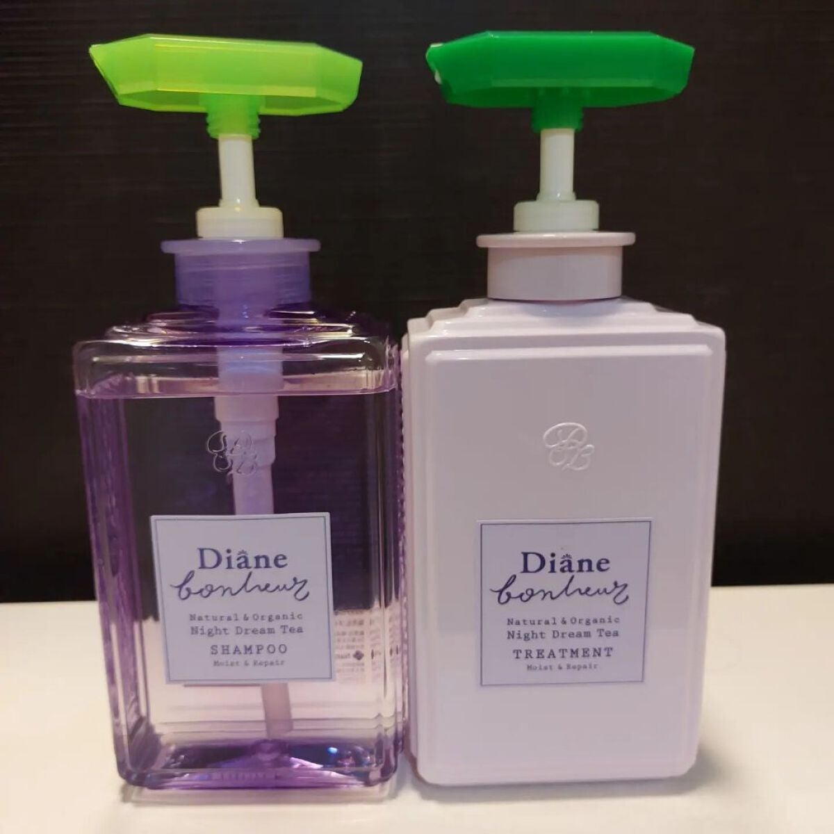 ダイアンボヌール モイスト&リペア シャンプー/トリートメント ナイトドリームティーの香り/ダイアン/市販シャンプーを使ったクチコミ(1枚目)